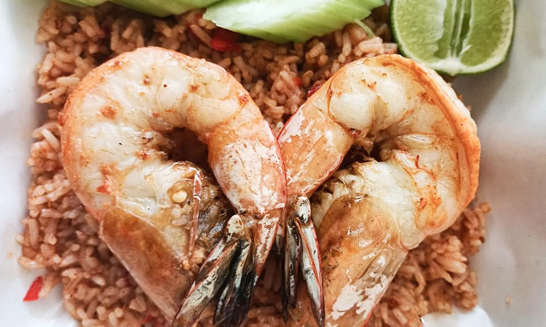 ข้าวผัดน้ำพริกกุ้งสุด